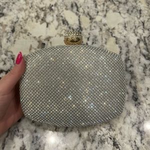 Sparkle rhinestone Antonio Melani clutch
